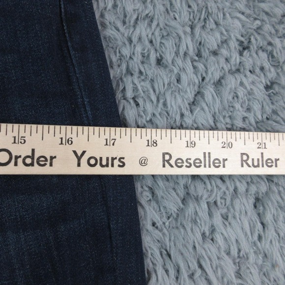 Just USA Jeans Womens 10 Indigo Owen High Rise Flare Denim 27x32.5 NWT - Picture 7 of 16